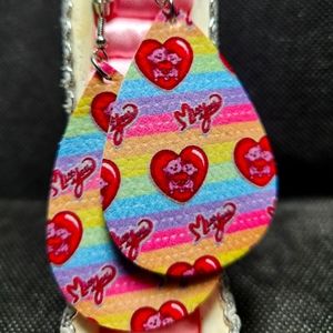 BUNDLE 3 FOR $15 Leather Hearts & Bears Earrings